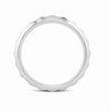 Geometric Triple Groove Band Ring in 925 Sterling Silver