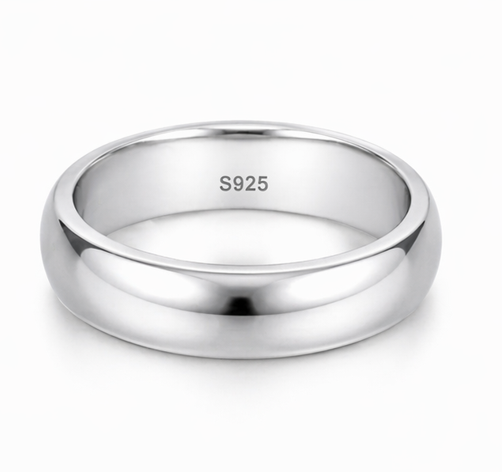 Classic Dome 925 Sterling Silver Ring