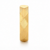 Geometric Textured Gold Ring in 925 Sterling Silver