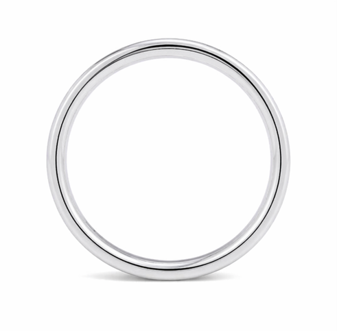Classic Double Groove Band Ring in 925 Sterling Silver
