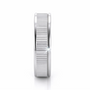 Ribbed Texture 925 Sterling Silver Ring