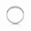 Minimal Frosted Texture Band Ring in 925 Sterling Silver