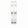 White Inlay 925 Sterling Silver Ring