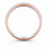 S925 Sterling Silver Multi-Line Textured Couple Bands