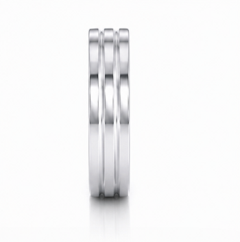 Triple Line Minimal 925 Sterling Silver Ring