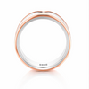 Ribbed Dual-Tone Designer Ring