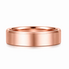 Classic Rose Gold Plain Band Ring 925 Sterling Silver