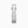 Modern Textured Groove Band Ring in 925 Sterling Silver