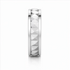 Studded Pyramid Pattern 925 Sterling Silver Ring
