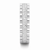 Textured Scallop Edge Band Ring in 925 Sterling Silver