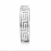 Greek Key Pattern 925 Sterling Silver Ring