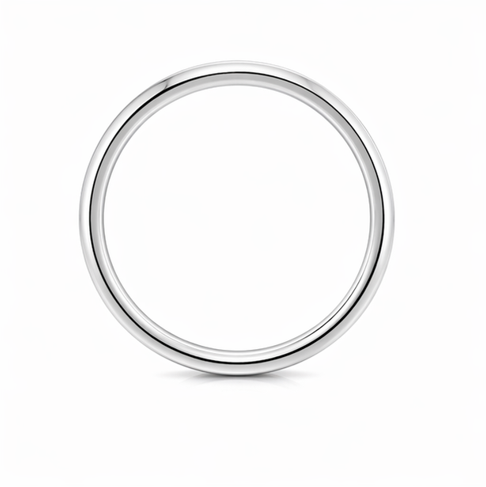 White Inlay 925 Sterling Silver Ring