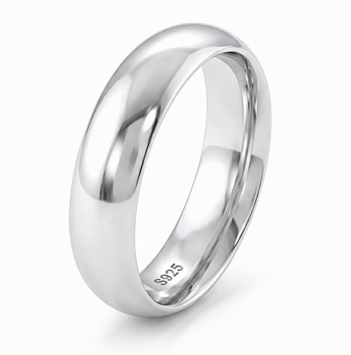 Classic Dome 925 Sterling Silver Ring