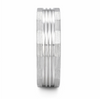Modern Matte Groove Designer Ring in 925 Sterling Silver
