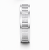 Linear Groove Matte 925 Sterling Silver Ring