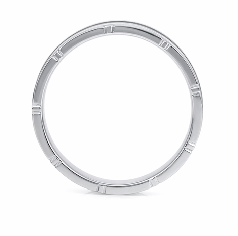 Layered Groove Design 925 Sterling Silver Ring