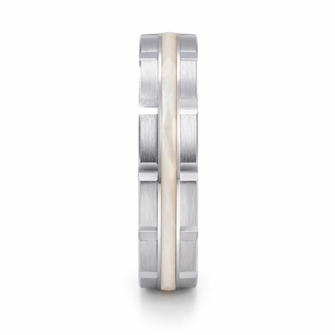 Mother of Pearl Inlay 925 Sterling Silver Ring