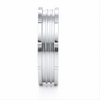 Premium S925 Sterling Silver Multi-Line Textured Couple Bands