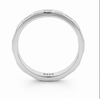 925 Sterling Silver Dotted Texture Couple Bands