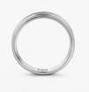 S925 Sterling Silver Multi-Line Textured Couple Bands