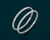 925 Sterling Silver Blue Enamel Stone-Studded Bangles β Sleek Designer Silver Bangle Set