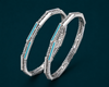 Premium 925 Sterling Silver Designer Bangles for Women