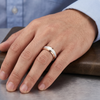Classic Two-Tone Minimal Ring