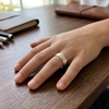 Classic Dual Tone Grooved 925 Sterling Silver Ring |