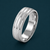 Triple Groove Texture 925 Sterling Silver Ring