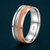 Premium Triple Tone Textured Ring 925 Sterling Silver