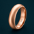 Triple Line Textured Ring 925 Sterling Silver