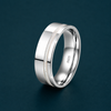 White Inlay 925 Sterling Silver Ring