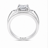 Men’s Classic Square Stone Ring – 925 Sterling Silver Sleek Designer Ring