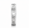 Modern Greek Pattern Band Ring in 925 Sterling Silver