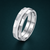 Modern Double Edge Geometric Ring in 925 Sterling Silver