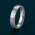 Modern Geometric Matte Band Ring in 925 Sterling Silver
