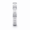 Modern Geometric Matte Band Ring in 925 Sterling Silver