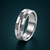 Modern Triple Edge Geometric Ring in 925 Sterling Silver