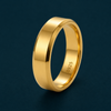 Classic Gold Finish Band Ring in 925 Sterling Silver