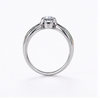 Opal Inlay Solitaire Ring in 925 Sterling Silver