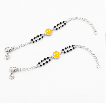 Happy Smiley Nazariya Bracelet in 925 Sterling Silver