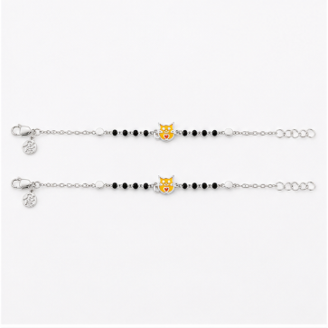 Cute Cat Nazariya Bracelet in 925 Sterling Silver