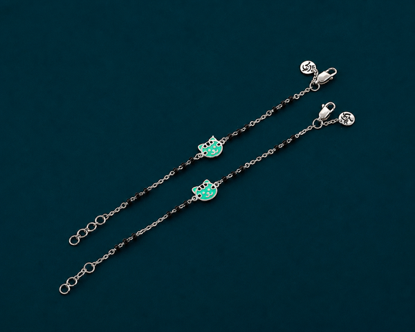 Cute Kitty Nazariya Bracelet in 925 Sterling Silver