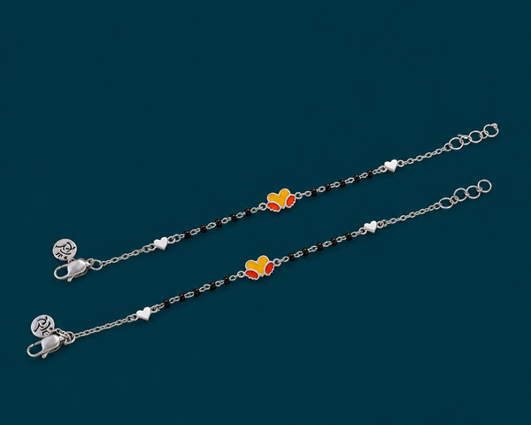 Cute Butterfly Nazariya Bracelet in 925 Sterling Silver