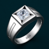 Modern Cushion-Cut Solitaire Ring β 925 Sterling Silver