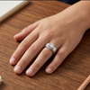 Elegant Cushion-Cut Solitaire Ring β 925 Sterling Silver