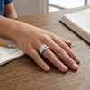 Men’s Princess Cut Solitaire Ring – 925 Sterling Silver Square Setting