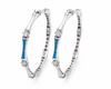 Elegant Blue Enamel Stone-Studded Bangles β 925 Sterling Silver Designer bangles Set