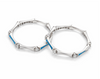 Elegant Blue Enamel Stone-Studded Bangles β 925 Sterling Silver Designer bangles Set
