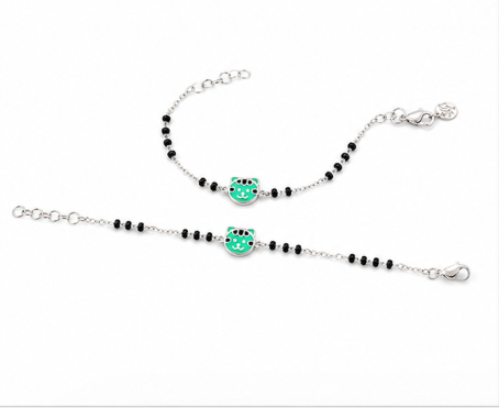Cute Kitty Nazariya Bracelet in 925 Sterling Silver